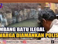 Tambang Batu Ilegal, 2 Warga Diamankan Polisi