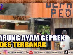 Warung Ayam Geprek Ludes Terbakar