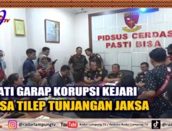 Kejati Garap Korupsi Kejari, Jaksa Tilep Tunjangan Jaksa