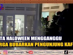 Pesta Haloween Mengganggu, Warga Bubarkan Pengunjung Kafe