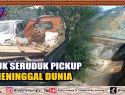 Truk Seruduk Pickup, 2 Meninggal Dunia