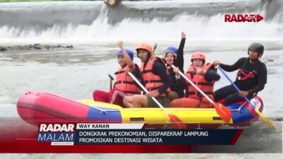 DONGKRAK PREKONOMIAN, DISPAREKRAF LAMPUNG PROMOSIKAN DESTINASI WISATA