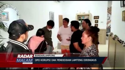 DPO Korupsi DAK Pendidikan Lamteng Diringkus