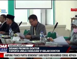 Sidang Promosi Doktor, Faperta Unila Hasilkan 17 Gelar Doktor