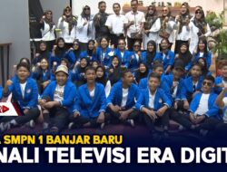 Siswa SMPN 1 Banjar Baru Kenali Televisi Era Digital
