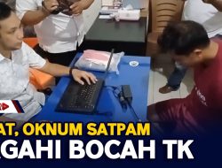 Bejat, Satpam Gagahi Bocah TK