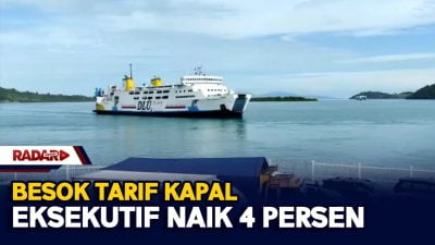 Besok Tarif Kapal Eksekutif Naik 4 Persen