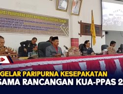 DPRD GELAR PARIPURNA KESEPAKATAN BERSAMA RANCANGAN KUA-PPAS 2024