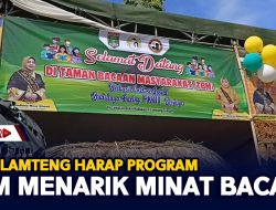 DPRD Lamteng Harap Program TBM Menarik Minat Baca