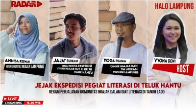 JEJAK EKSPEDISI PEGIAT LITERASI DI TELUK HANTU
