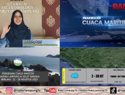 PRAKIRAAN CUACA MARITIM PERAIRAN LAMPUNG DAN SELAT BANGKA BERLAKU 22-28 AGUSTUS 2023