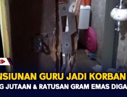 Pensiunan Guru Jadi Korban, Uang Jutaan & Ratusan Gram Emas Digasak