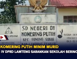SDN 1 Komering Putih Minim Murid, Komisi IV DPRD Lamteng Sarankan Sekolah Berinovasi