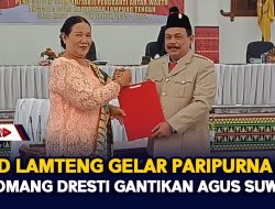 DPRD Lamteng Gelar Paripurna PAW, Ni Komang Dresti Gantikan Agus Suwandi