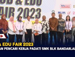 Job & Edu Fair 2023, Ratusan Pencari Kerja Padati SMK BLK Bandarlampung