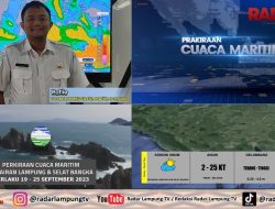 PRAKIRAAN CUACA MARITIM LAMPUNG DAN SELAT BANGKA BERLAKU 19 – 25  SEPTEMBER 2023