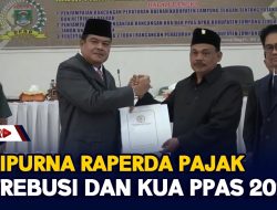 Paripurna Raperda Pajak Retrebusi Dan KUA PPAS 2024