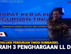 Rapat Evaluasi Perguruan Tinggi Sumbagsel, UTI Raih 3 Penghargaan LL Dikti