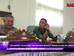 SIDANG PARIPURNA DPRD, LKPJ BUPATI TAHUN 2022 DAN RAPERDA INISIATIF PENGELOLAAN AIR LIMBAH DOMESTIK