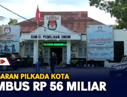 Anggaran Pilkada Kota Tembus Rp 56 Miliar