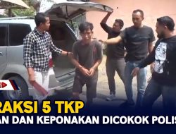 Beraksi 5 TKP, Paman Dan Keponakan Dicokok Polisi