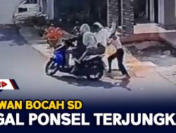 Dilawan Bocah SD Begal Ponsel Terjungkal