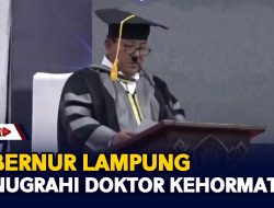 Gubernur Lampung Dianugrahi Doktor Kehormatan