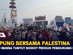 Lampung Bersama Palestina, Ribuan Massa Tuntut Boikot Produk Pendukung Israel