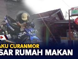 Pelaku Curanmor Sasar Rumah Makan