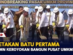 Peletakan Batu Pertama, 14 BUMN Keroyokan Bangun Pusat UMKM PKOR
