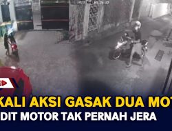 Sekali Aksi Gasak Dua Motor, Bandit Motor Tak Pernah Jera