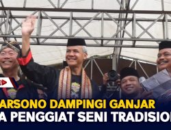 Sumarsono Dampingi Ganjar Sapa Penggiat Seni Tradisional