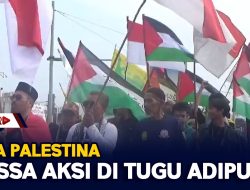 Bela Palestina Massa Aksi Di Tugu Adipura