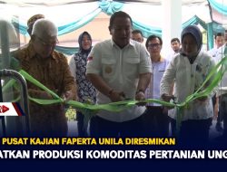 Gedung Pusat Kajian Faperta Unila Diresmikan, Tingkatkan Produksi Komoditas Pertanian Unggulan