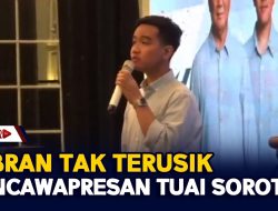 Gibran Tak Terusik Pencawapresan Tuai Sorotan