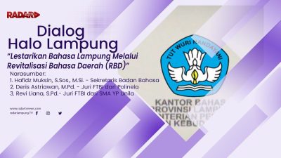 LESTARIKAN BAHASA LAMPUNG MELALUI REVITALISASI BAHASA DAERAH (RBD)