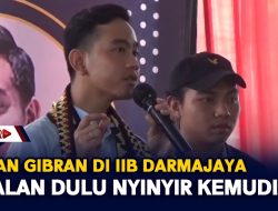 Pesan Gibran Di Iib Darmajaya, Jualan Dulu Nyinyir Kemudian