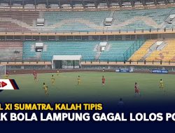 Porwil XI Sumatra, Kalah Tipis, Sepak Bola Lampung Gagal Lolos PON