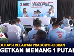 Konsolidasi Relawan Prabowo Gibran Targetkan Menang 1 Putaran