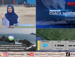 PRAKIRAAN CUACA MARITIM LAMPUNG DAN SELAT BANGKA BERLAKU   12  – 18  DESEMBER 2023