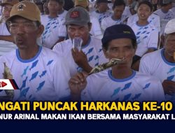 Peringati Puncak HARKANAS ke 10, Gubernur Arinal Makan Ikan Bersama Masyarakat Lamtim