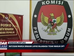 RATUSAN WARGA BINAAN LAPAS RAJABASA TIDAK MASUK DPT