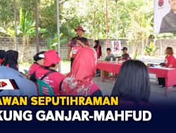 Relawan Seputihraman Dukung Ganjar Mahfud