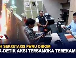 Rumah Sekretaris PWNU Dibom, Detik-Detik Aksi Tersangka Terekam CCTV