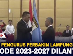 Sah, Pengurus Perbakin Lampung Priode 2023-2027 Dilantik