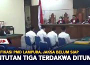 Gratifikasi PMD Lampura, Jaksa Belum Siap, Tuntutan Tiga Terdakwa Ditunda