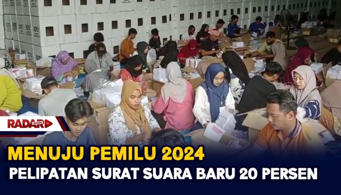 Menuju Pemilu 2024, Pelipatan Surat Suara Baru 20 Persen
