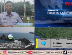 PRAKIRAAN CUACA MARITIM LAMPUNG DAN SELAT BANGKA  2 – 8 JANUARI 2024