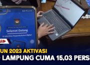 Tahun 2023 Aktivasi IKD Lampung Cuma 15,03 Persen