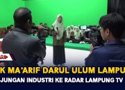SMK Ma’arif Darul Ulum Lampura Kunjungan Industri Ke Radar Lampung TV